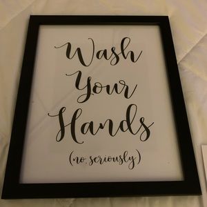 Wall Art - Wash Your Hands BUNDLE!! Two for One! Wall Art - Wash Your Hands BUNDLE!! Two for One!